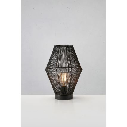 Markslöjd 108666 - Lampada da tavolo CASA 1xE27/40W/230V nero