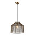 Markslöjd 108667 - Lampadario a sospensione con filo CAPANNA 1xE27/40W/230V ottone