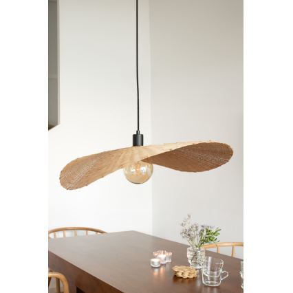 Markslöjd 108677 - Hängeleuchte an Schnur RAYO 1xE27/40W/230V beige/Bambus