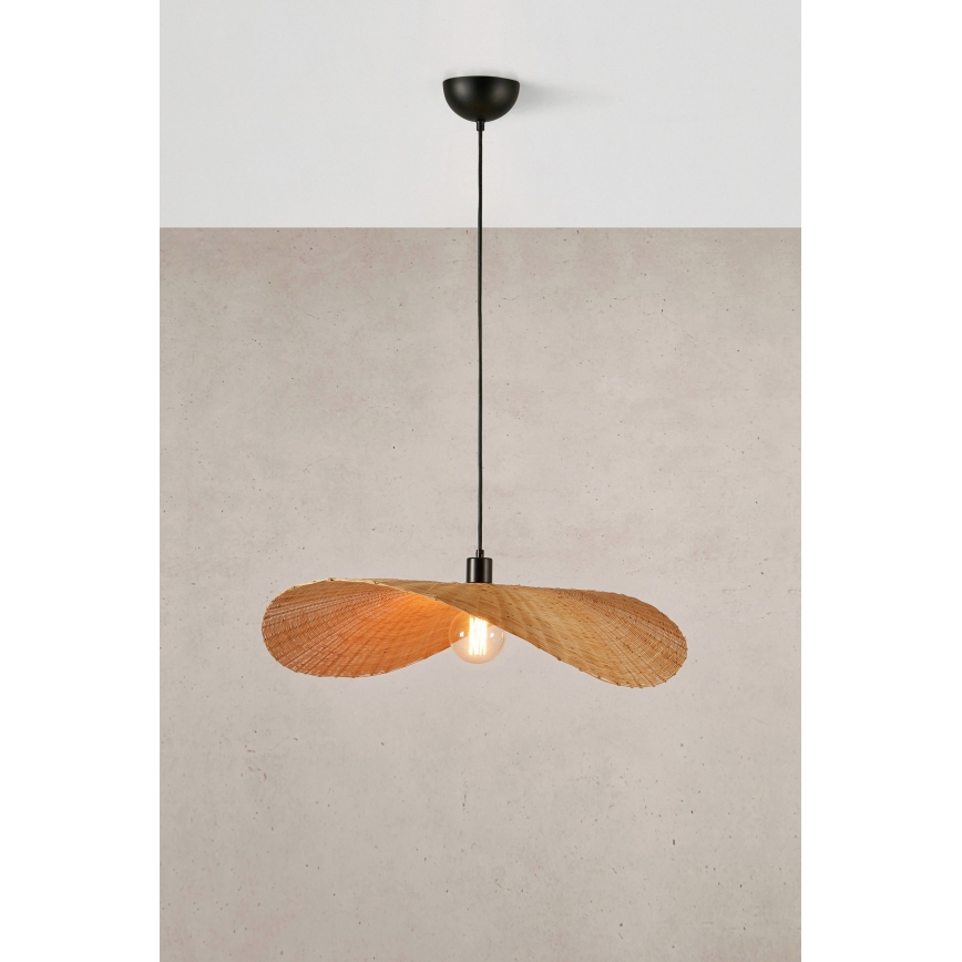 Markslöjd 108677 - Lampadario a sospensione con filo RAYO 1xE27/40W/230V beige/bambù