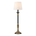 Markslöjd 108679 - Lampada da tavolo GENT 1xE27/40W/230V ottone/nero/bianco