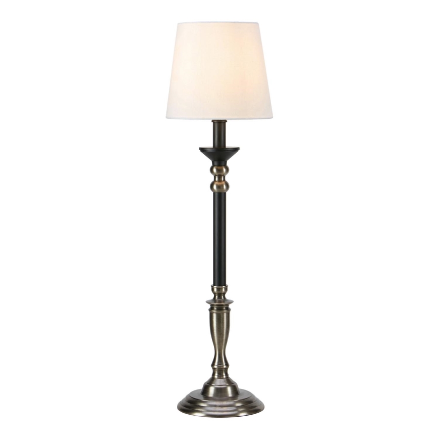 Markslöjd 108680 - Lampe de table GENT 1xE27/40W/230V chrome mat/noir/blanc