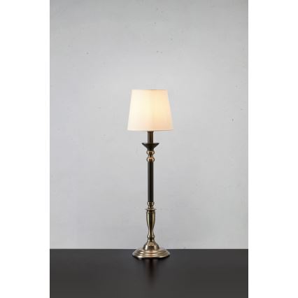 Markslöjd 108680 - Lampe de table GENT 1xE27/40W/230V chrome mat/noir/blanc