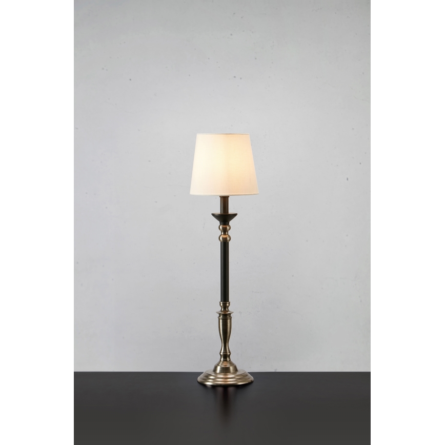 Markslöjd 108680 - Lampe de table GENT 1xE27/40W/230V chrome mat/noir/blanc