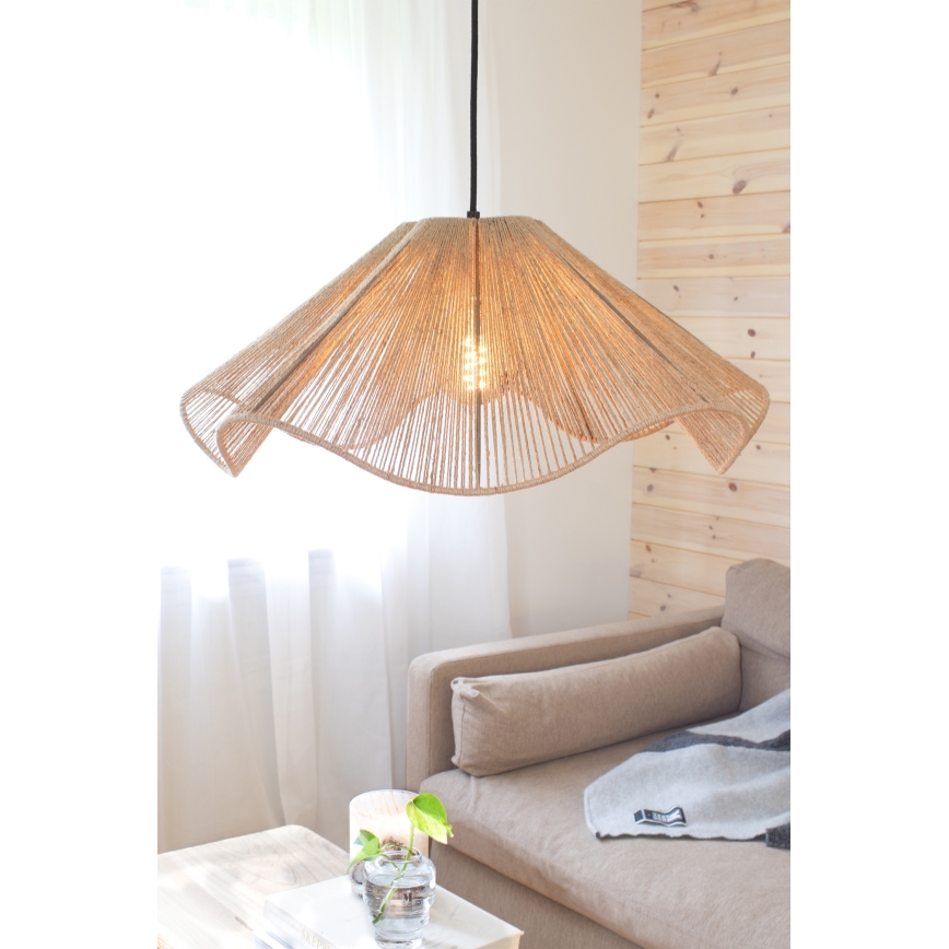 Markslöjd 108681 - Lampadario a sospensione con filo NAMI 1xE27/40W/230V marrone