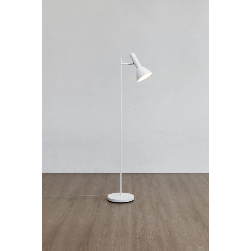 Markslöjd 108687 - Lampada con piedistallo METRO 1xE27/40W/230V bianco