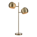 Markslöjd 108692 - Lampada da tavolo EDGAR 2xE14/40W/230V oro