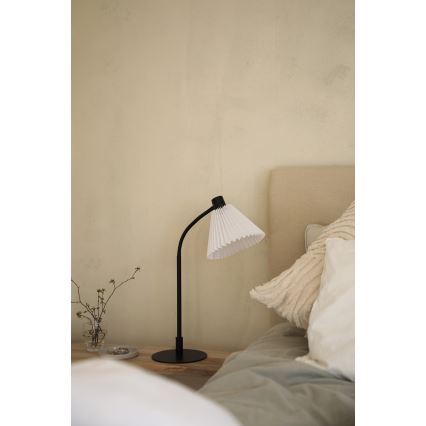 Markslöjd 108697 - Tischleuchte MIRA 1xE14/40W/230V schwarz/weiß