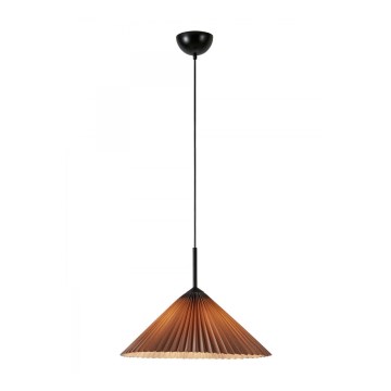Markslöjd 108709 - Lampadario a sospensione con filo PLISADO 1xE27/40W/230V diametro 50 cm grigio