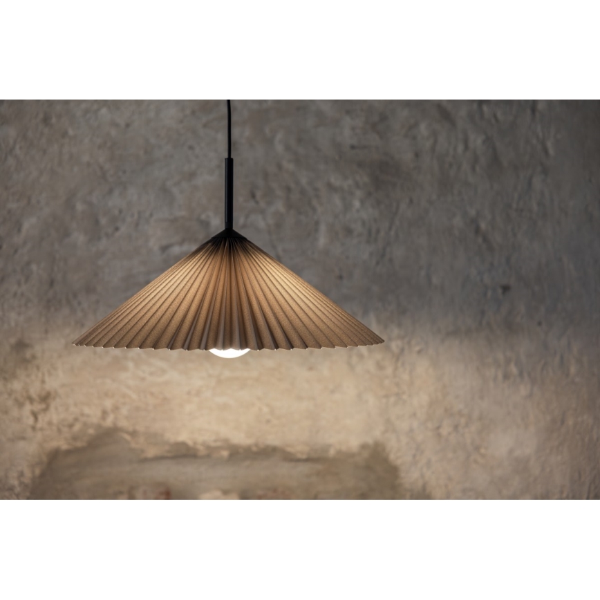 Markslöjd 108709 - Suspension filaire PLISADO 1xE27/40W/230V d. 50 cm gris