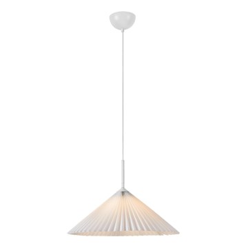Markslöjd 108711 - Hängeleuchte an Schnur PLISADO 1xE27/40W/230V d 50 cm weiß