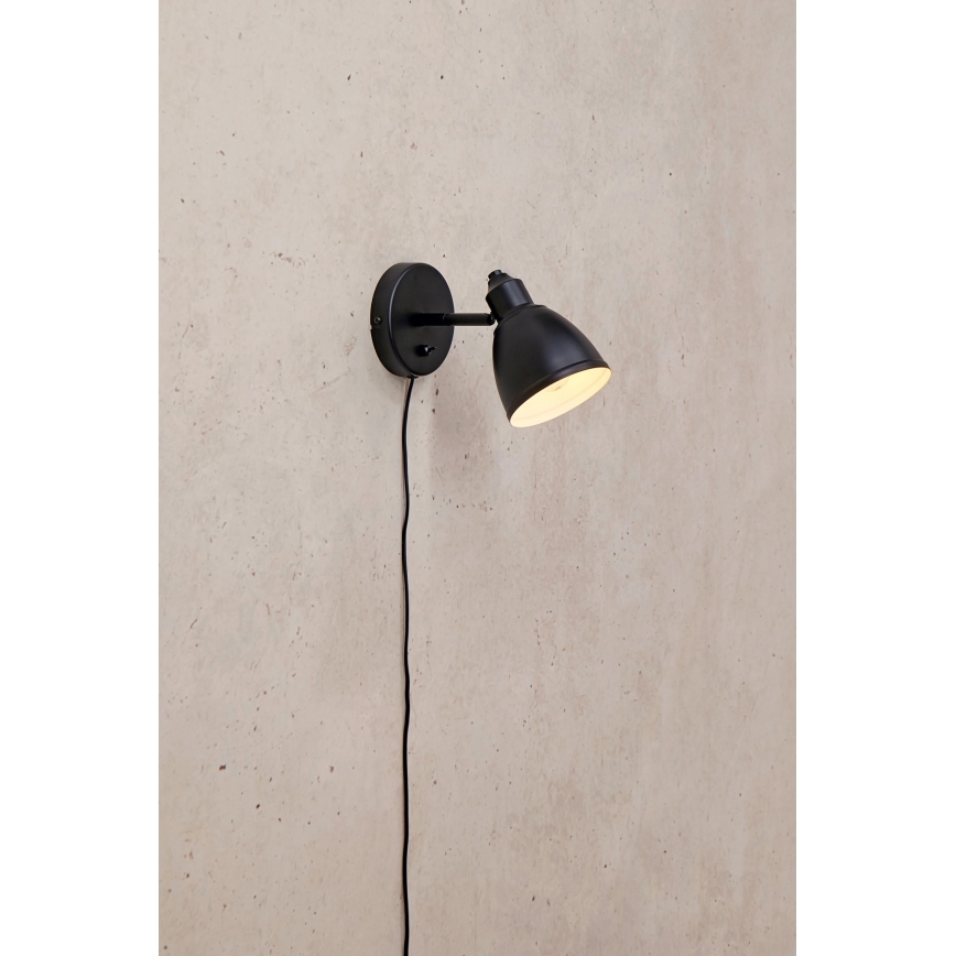 Markslöjd 108712 - Applique STORY 1xE14/40W/230V nero