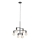 Markslöjd 108717 - Lampadario a sospensione con filo CIELO 6xE27/40W/230V nero