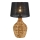 Markslöjd 108770 - Lampe de table PAGLIA 1xE27/40W/230V noir/rotin