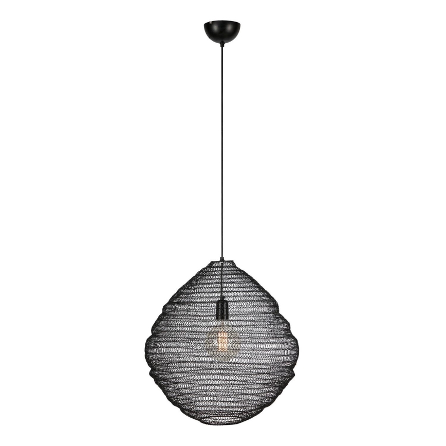Markslöjd 108772 - Lampadario a sospensione con filo TAZZA 1xE27/40W/230V nero