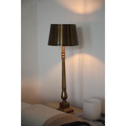 Markslöjd 108774 - Lampada da tavolo METALLO 1xE27/40W/230V oro