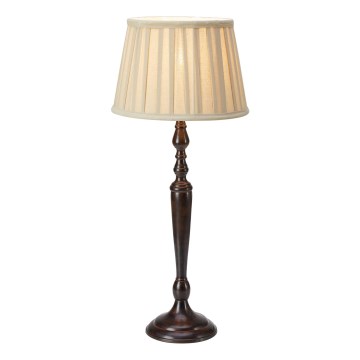 Markslöjd 108777 - Lampada con piedistallo CHOCOLAT 1xE27/40W/230V marrone/beige