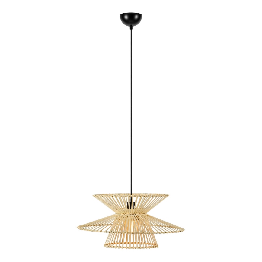 Markslöjd 108785 - Hängeleuchte an Schnur DUPLICI 1xE27/40W/230V beige/Bambus