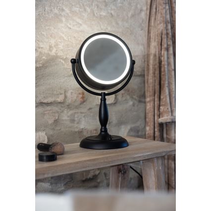 Markslöjd 108788 - Miroir cosmétique FACE 1xE14/25W/230V