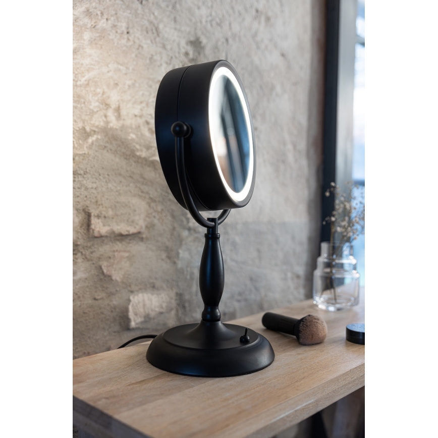 Markslöjd 108788 - Miroir cosmétique FACE 1xE14/25W/230V