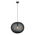 Markslöjd 108791 - Hängeleuchte an Schnur FORENCE 1xE27/40W/230V d 50 cm schwarz