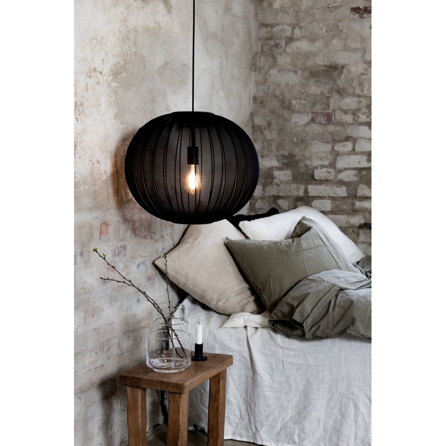 Markslöjd 108791 - Lampadario a sospensione con filo FORENCE 1xE27/40W/230V diametro 50 cm nero