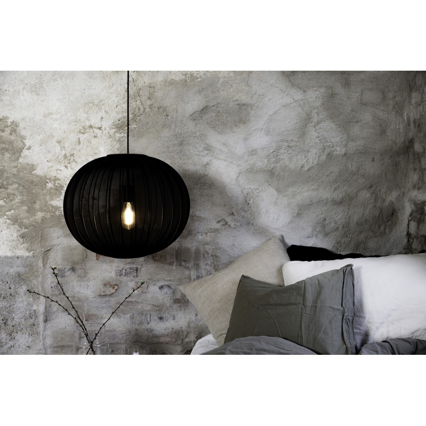 Markslöjd 108791 - Lampadario a sospensione con filo FORENCE 1xE27/40W/230V diametro 50 cm nero