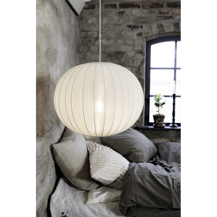 Markslöjd 108792 - Hängeleuchte an Schnur FORENCE 1xE27/40W/230V d 50 cm weiß