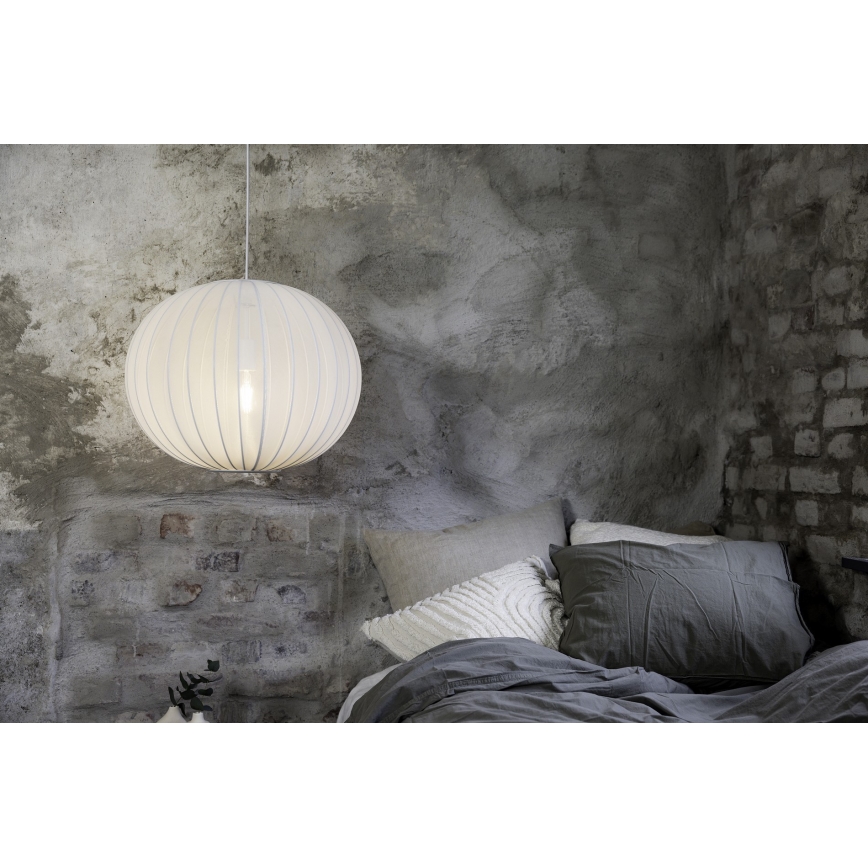 Markslöjd 108792 - Hängeleuchte an Schnur FORENCE 1xE27/40W/230V d 50 cm weiß