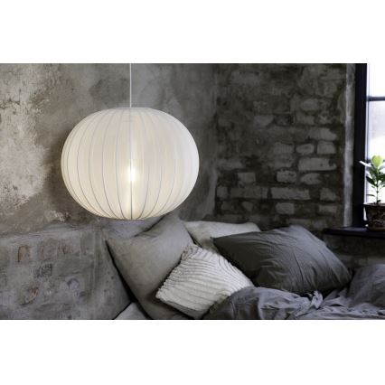 Markslöjd 108792 - Hängeleuchte an Schnur FORENCE 1xE27/40W/230V d 50 cm weiß