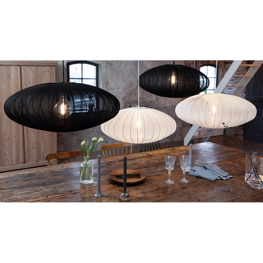 Markslöjd 108793 - Lampadario a sospensione con filo FORENCE 1xE27/40W/230V diametro 60 cm nero