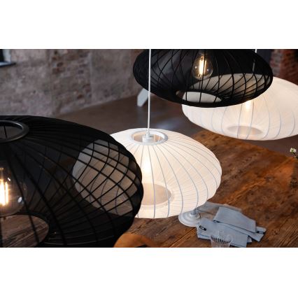 Markslöjd 108793 - Lampadario a sospensione con filo FORENCE 1xE27/40W/230V diametro 60 cm nero