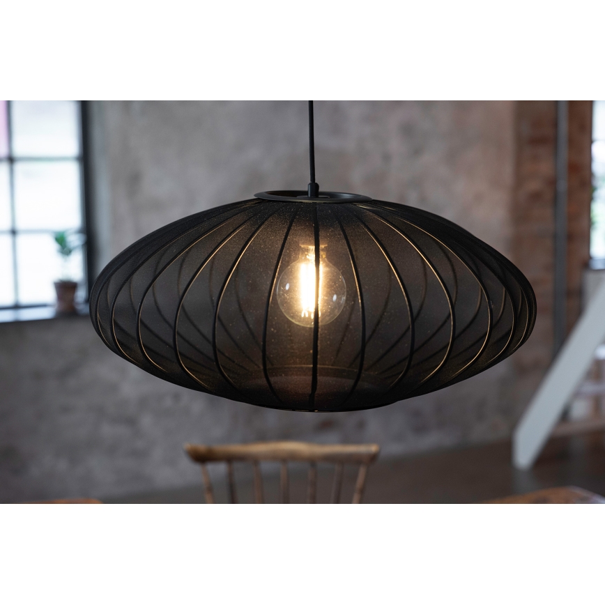 Markslöjd 108793 - Lampadario a sospensione con filo FORENCE 1xE27/40W/230V diametro 60 cm nero