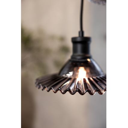 Markslöjd 108853 - Suspension filaire NOVIA 3xE27/40W/230V noir/fumé