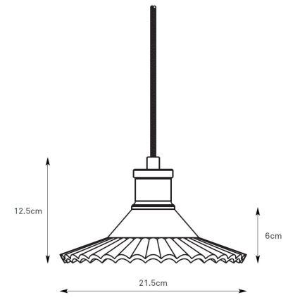 Markslöjd 108854 - Lampadario a sospensione con filo NOVIA 1xE27/40W/230V nero/fumé