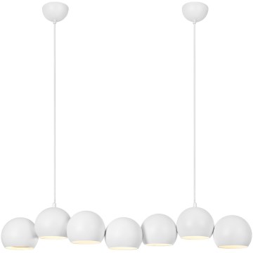 Markslöjd 108859 - Hängeleuchte CUPOLO 7xE14/40W/230V weiß