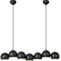 Markslöjd 108860 - Hängeleuchte CUPOLO 7xE14/40W/230V schwarz