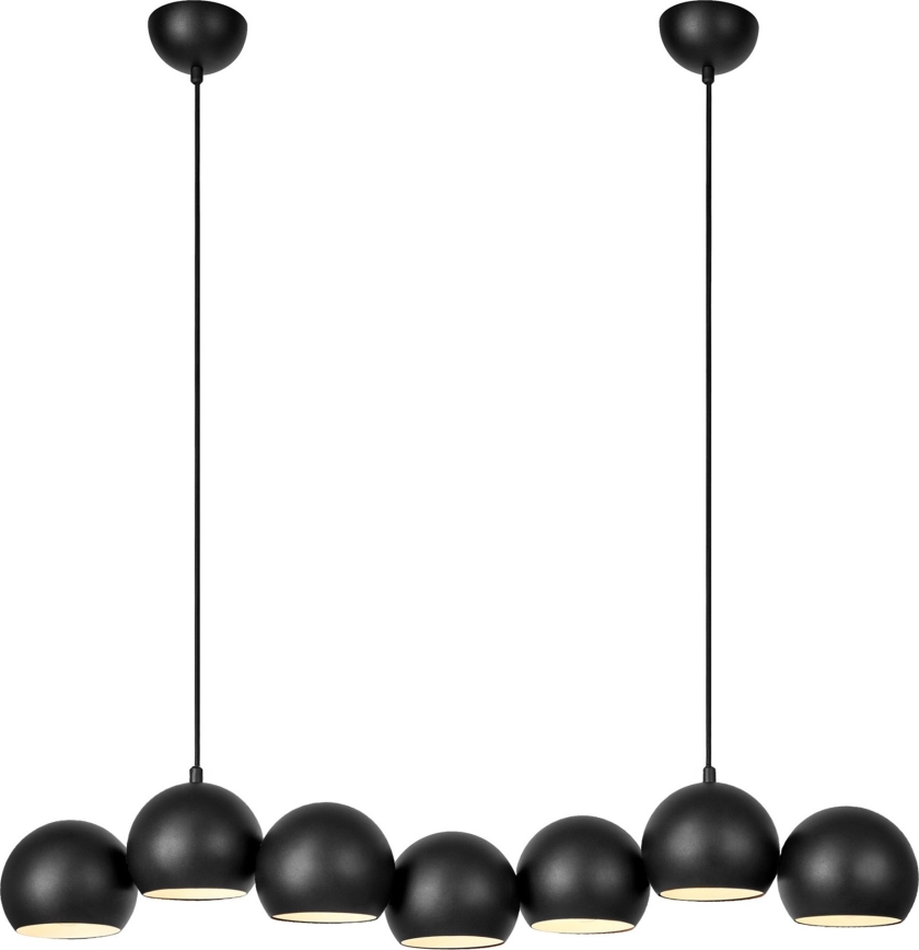 Markslöjd 108860 - Hängeleuchte CUPOLO 7xE14/40W/230V schwarz