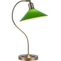 Markslöjd 108864 - Tischleuchte VELA 1xE27/40W/230V Messing/grün