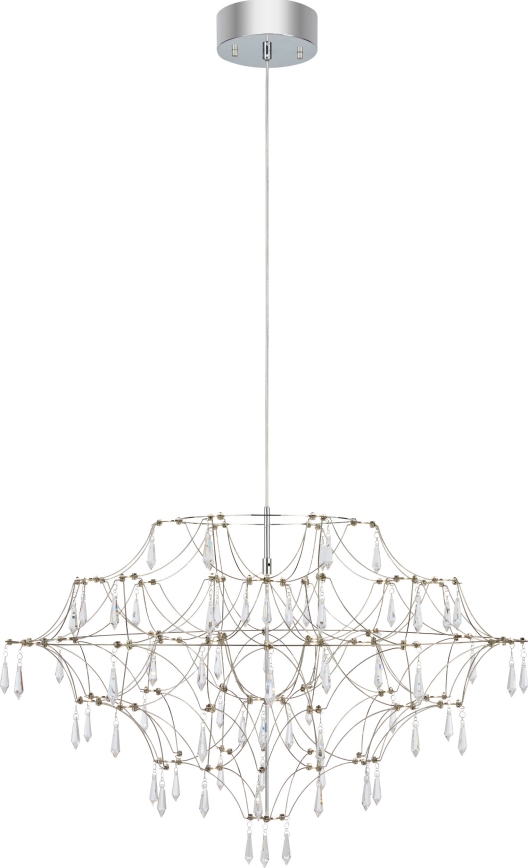 Markslöjd 108870 - Suspension filaire en cristal à intensité variable EFESOS LED/25W/230V d. 80 cm