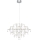 Markslöjd 108870 - Suspension filaire en cristal à intensité variable EFESOS LED/25W/230V d. 80 cm