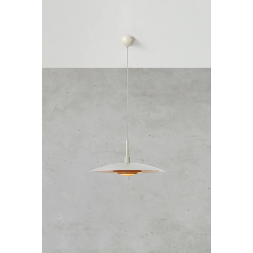 Markslöjd 108877 - Suspension sur câble PINY 1xE27/60W/230V Ø 57 cm beige