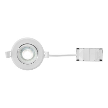 Markslöjd 108885 - Faretto da incasso dimmerabile per bagno PLUTO LED/4,9W/230V CRI 90 IP44 bianco