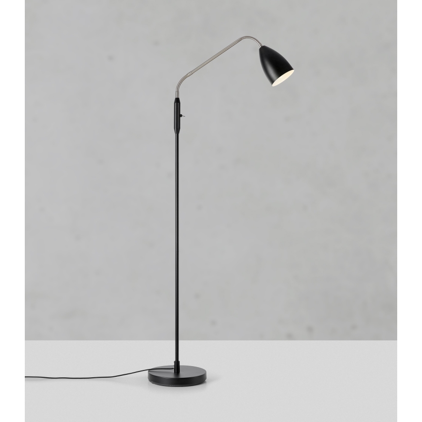 Markslöjd 108886 - Dimmbare LED-Stehleuchte PATRO LED/4,9W/230V CRI 90 schwarz