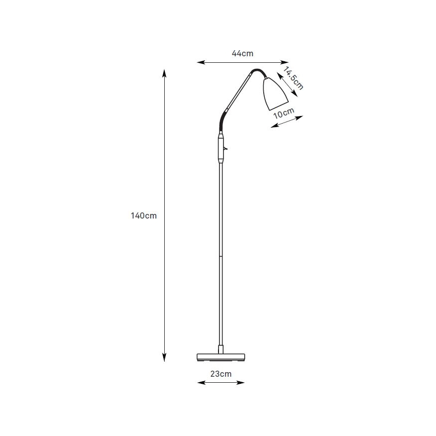 Markslöjd 108888 - Lampadaire LED à intensité variable PATRO LED/4,9W/230V IRC 90 gris