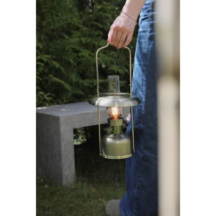 Markslöjd 108894 - Lampe de table d'extérieur LED rechargeable dimmable FANOS, 2,5 W / 3,7 V, 4000 mAh, IP44, laiton