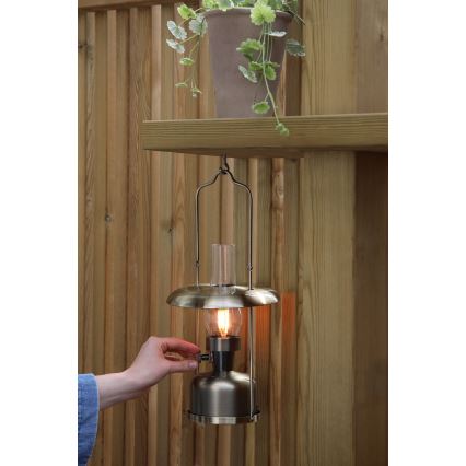 Markslöjd 108894 - Lampada da tavolo ricaricabile dimmerabile per esterni LED FANOS LED/2,5W/3,7V 4000 mAh IP44 ottone