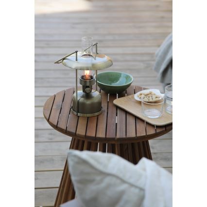 Markslöjd 108894 - Lampada da tavolo ricaricabile dimmerabile per esterni LED FANOS LED/2,5W/3,7V 4000 mAh IP44 ottone