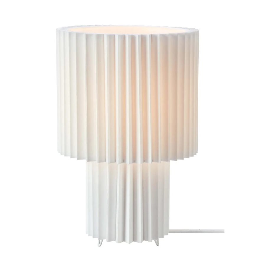 Markslöjd 108895 - Lampada da tavolo CATIS 1xE27/60W/230V 32 cm bianca