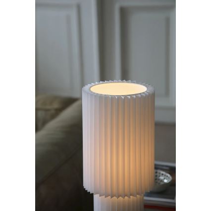 Markslöjd 108897 - Lampada da tavolo CATIS 1xE27/60W/230V 45 cm bianca